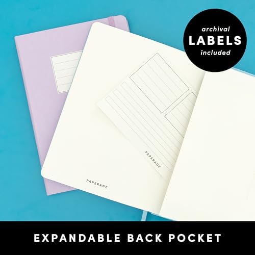 PAPERAGE Dotted Journal Notebook, (Black), 160 Pages, Medium 5.6 in x 8 in - 100 GSM Thick Paper – Hardcover Journaling Notebook for Work, School & Bullet Journaling - Image 5