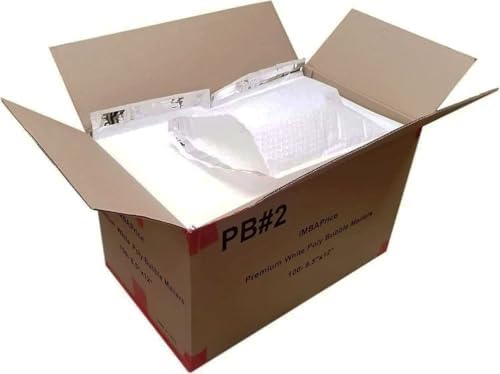 iMBAPrice 100#2 (8.5" x 12") Pure White Color SELF Seal Poly Bubble MAILERS Padded Shipping ENVELOPES (Total 100 Bags) - Image 3