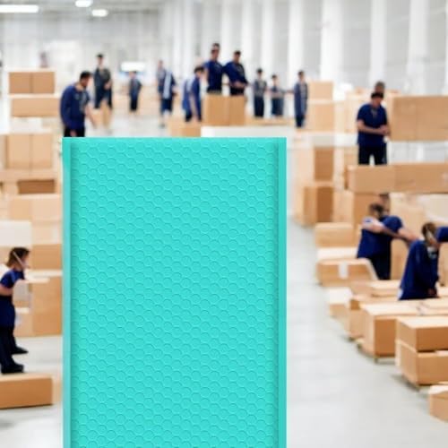 iMBAPrice 100-Pack #6 (12.5" x 19") Premium Hot Teal Color Self Seal Poly Bubble Mailers Padded Shipping Envelopes (Total 100 Bags) - Image 6