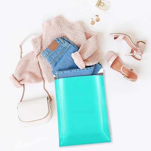 Fuxury Large Poly Mailers 14.5x19" 100Pcs,Shipping Bags for Clothing,Teal - Image 6