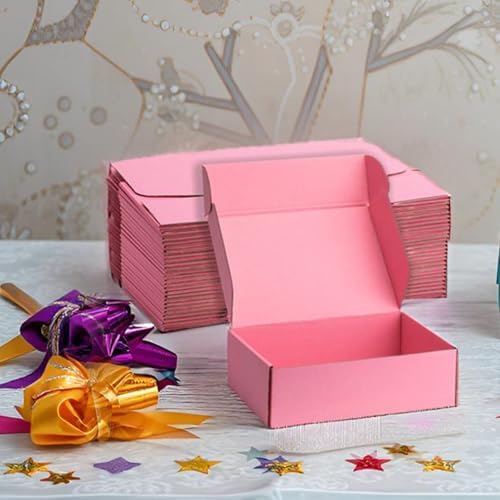 Pink Shipping Boxes 10x8x3 Inches, 20 Pack - Image 6