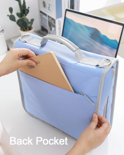 3" D-ring Zipper Binder with 700+ Sheets Capacity - Image 3