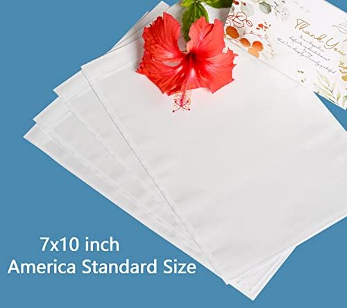 100 PCS 7"x10" Packing List Envelopes - Clear Self-Adhesive Shipping/Mailing Envelope Pouch Enclosed for Packing Slip Invoice Label - Image 3