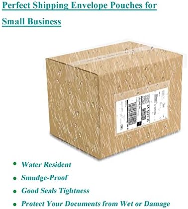OausTect 6" x 9" Packing Slip Envelope Pouches, Clear Adhesive Top Loading Packing List Label Sleeve - 2000 Packs Shipping Envelopes - Image 6