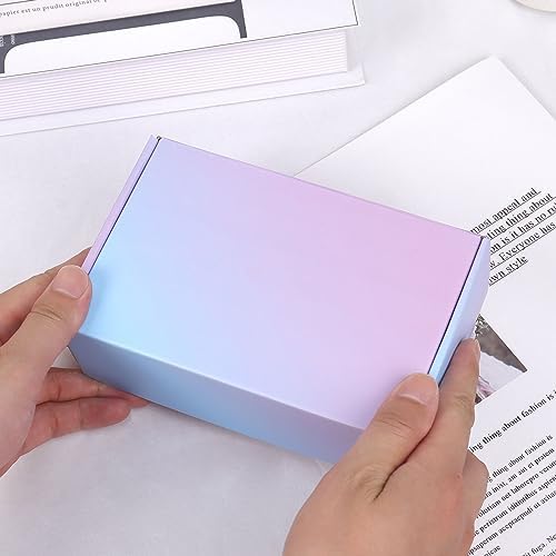 6x4x2 in Small Shipping Boxes for Packaging Small Business, 50 Pack Mailing Boxes Corrugated Cardboard Mailer Gift Box (Gradients) - Image 5