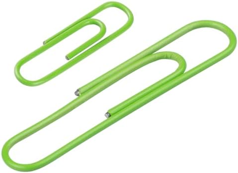 JAM PAPER Combo Pack Colorful Paper Clips - Standard & Jumbo - Lime Green Paperclips - 1 Pack of 100 & 1 Pack of 75 - Image 3
