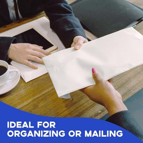 Catalog 9x12 Envelopes Self Seal 100 PCS, Goefun Large White Mailing Envelopes Letter Size 9x12-100GSM Paper (Pack of 2) - Image 6