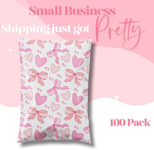 Pretty Package Store Poly Mailers 10x13, Coquette, 100 Pack - Image 3