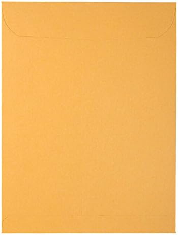 JAM PAPER 9 1/2 x 12 1/2 Open End Catalog Envelopes with Peel and Seal Closure - Brown Kraft Manila - Bulk 500/Box - Image 3