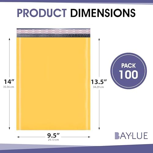 Kraft Bubble Mailers 10x13, Self Seal Padded Envelopes, 100 Pack Bulk - Image 2