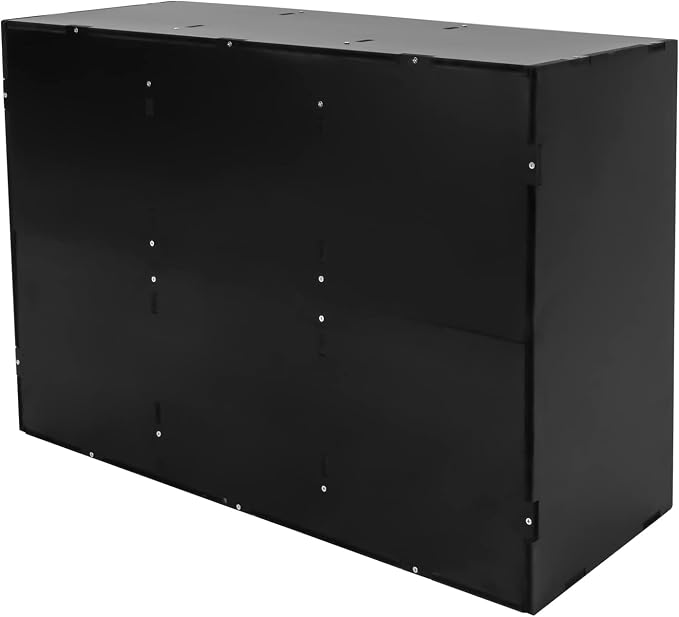 Literature Organizer - 27 Slots Compartments Desktop File Sorter,W31xH21IN Mail Center & Paper Storage Cabinet for Home, School & Office (Black) - Image 6