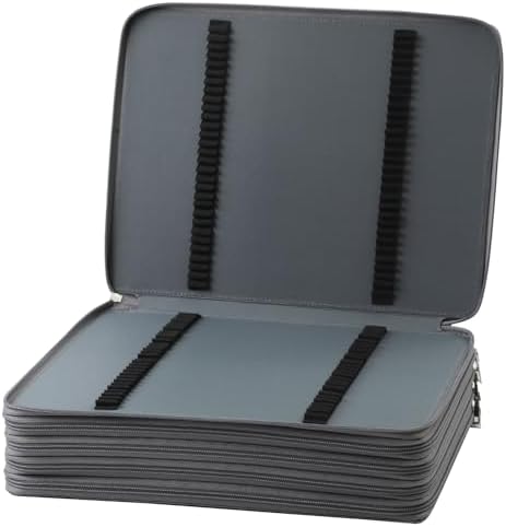 600-Slot Colored Pencil Case, 5-Layer Zipper with Shoulder strap and Handle - Image 2