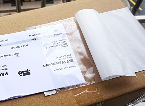 (300 Pcs) Premium 6''x10'' Packing List Envelope, Tailored Size for Letter-size Paper Folded in Half, Adhesive Shipping Label Pouches/Sleeves - Image 4