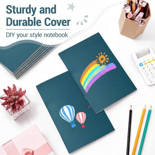 Mimorou 100 Pcs A5 Journals Notebooks Bulk,Dark Green,Lined - Image 5