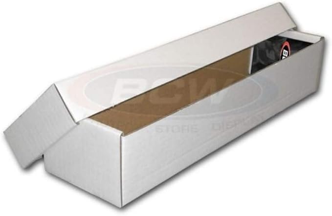 BCW Card House with 12 800 Count Storage Boxes | Holds Up to 9,600 Standard Trading Cards | Corrugated Cardboard Card Storage Unit | Trading Card Organizer for Sports & TCG Collections - Image 3