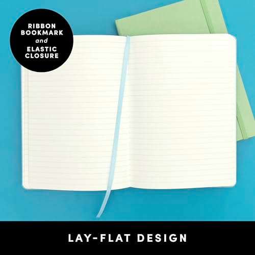 PAPERAGE Lined Journal Notebook, Hardcover Journal for Women & Men, 160 Pages, (5.6 in x 8 in), College Ruled Journaling Notebook for Work, School Supplies & Note Taking, (Burgundy) - Image 3