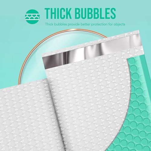 Fuxury Bubble Mailers 10.5x16 Inch Self Seal Padded Envelopes 250 Pack - Image 3