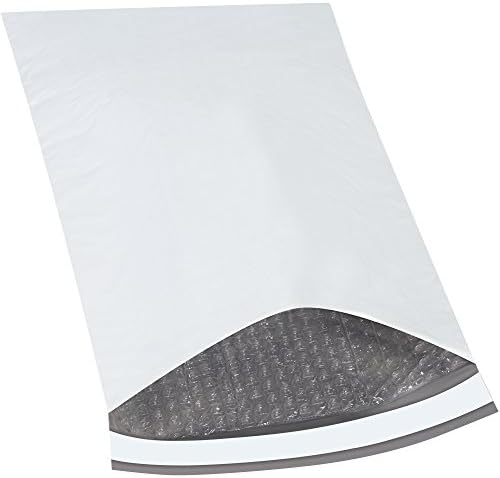 Tape Logic TLB836 Bubble Lined Poly Mailers, 10 1/2" x 16", White (Pack of 100) - Image 2