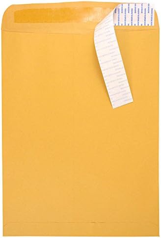 JAM PAPER 11 1/2 x 14 1/2 Open End Catalog Commercial Envelopes - Brown Kraft Manila - Bulk 500/Box - Image 2