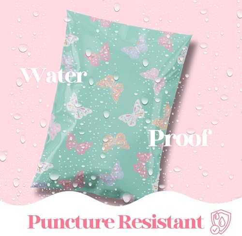 Pretty Package Store Poly Mailers 10x13, Butterfly, 100 Pack - Image 5