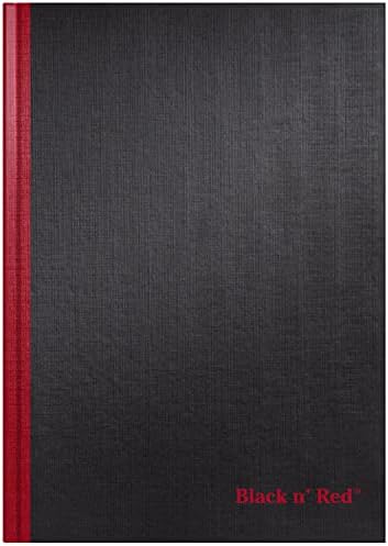 Black n' Red Notebooks, Business Journals, 3 Pack, 11-3/4" x 8-1/4", 96 Sheets, Ruled, Optik Paper, Hardcover, Casebound, Black (400123487) - Image 6