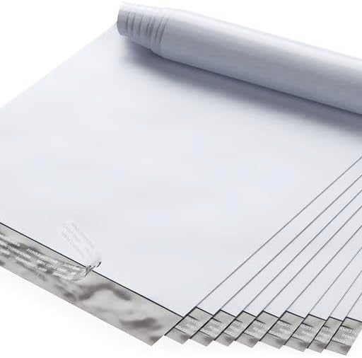 9" X 12" Poly Mailers, 100 Count White Polymailer Shipping Envelopes for Clothes 2 Mil Unpadded Waterproof Opaque Self-Seal Poly Bags with Tear/Puncture Proof Adhesive Strip by GPI+POLY