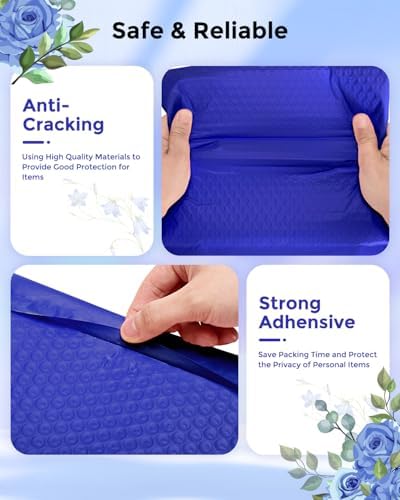 Metronic 500 Pack Bubble Mailers 10.5X16 Inch Self Seal Padded Mailers Blue - Image 4
