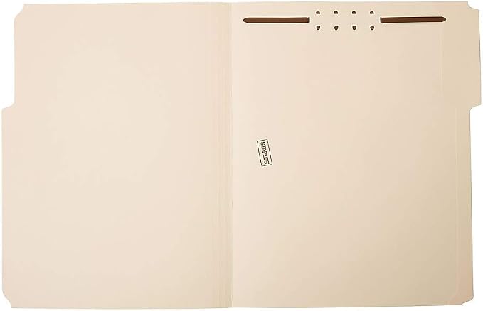 Staples Reinforced Classification Folder, 2″ Expansion, Letter Size, Manila Pressboard, Durable Construction, 50/Box - Image 3