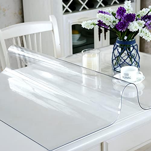 Royhom Clear Table Protector 40 x 84 Inch, 2mm Plastic Table Cover - Image 2