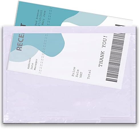 Triplast 200 x A6 Plain Document Enclosed Wallet (158 x 110 mm) | Peel & Seal Clear Plastic Envelopes/Sleeves/Pockets/Wallets | Attach Invoices, Packing Lists & Delivery Notes to Parcels by Triplast