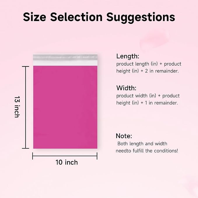 Poly Mailers Shipping Bags with Strong Adhesive, Waterproof Mailing Bags for Clothing, T-Shirts, and Small Business Shipping - Image 2