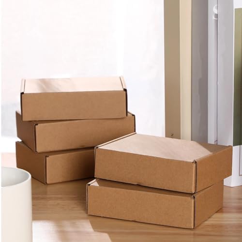Qilery 100 Pcs 5.91 x 3.94 x 1.57" Shipping Boxes Corrugated Cardboard Box - Image 6