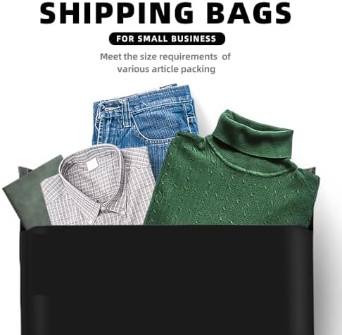 POLYSELLS 25 pcs 24x36 Inches Black Poly Mailers Shipping Envelopes, Strong Adhesive Sealing, Waterproof, and Tear-resistant Postal Mailing Bags for Clothing and Accessories - Image 4