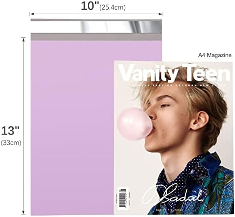 Fuxury Poly Mailers 10x13 Inch 50 Pcs,Shipping Bags for Clothing Purple - Image 2
