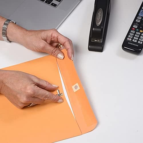 Quality Park 9 x 12 Clasp Envelopes with Deeply Gummed Flaps, Great for Filing, Storing or Mailing Documents, 28 lb Brown Kraft, 250 per Box (37590) - Image 2