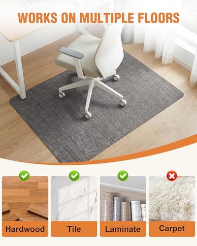 Carvapet 36x48 Office Chair Mat for Carpet Hardwood Floor Protector Rug - Image 4