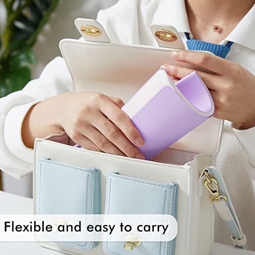 feela 36 Pack Soft Cover Journal Bulk, Lined Blank Travel Journal for Women Men Writing, Notebooks College Ruled for Work, Note Taking Notebook School Business Supplies, 8.2” x 5.5”, A5, Light Purple - Image 5
