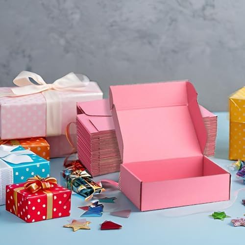 Pink Shipping Boxes 12x9x3 Inches, 20 Pack - Image 4