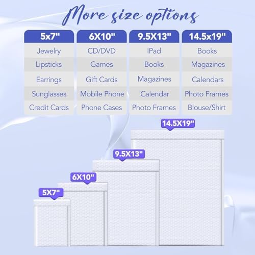 Fuxury Bubble Mailers Bulk 14.5x20" 120 Pack White Large Padded Envelopes - Image 6