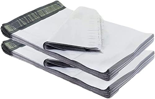 iMBAPrice Poly Mailers, 7.5x10.5 Inch, White, 200 Pack (#2) by iMBAPrice