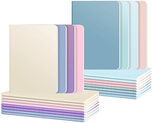 Ddaowanx 24 Pack Lined journals bulk,A5 College Ruled Composition Notebooks by Ddaowanx