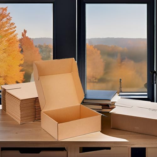 Kraft Brown Shipping Boxes 9x6x4 Inches, 20 Pack - Image 6