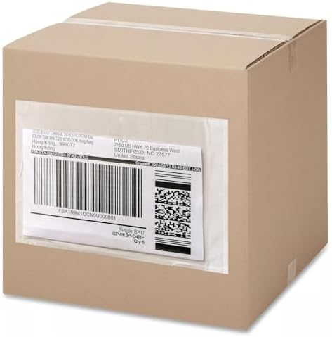 1000 Pcs 7'' x 10'' Clear Packing List Envelopes Adhesive Shipping Label Pouch, Shipping Document envelopes, Clear Face - Image 5