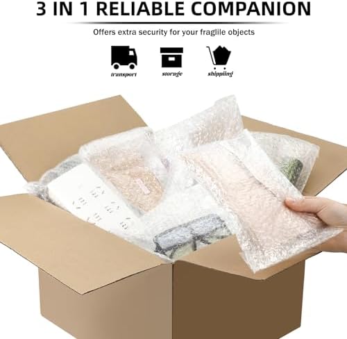 Frienda 300 Pcs Self Adhesive Bubble Bags Packing Pouches, 6" X 10" - Image 6
