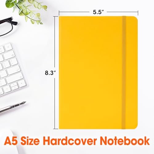 24 Pack Lined Journal Notebook for Work, 200 Pages, Medium 5.5" x 8.3", A5 College Ruled Notebook, 6 Colors, Hardcover Journaling Notebooks for Writing, Note Taking - Image 2