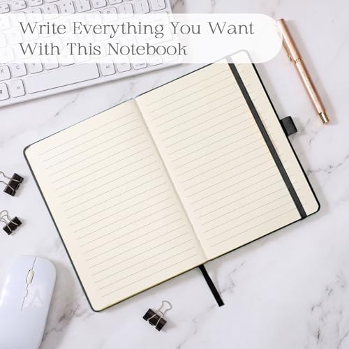Laumoi 28 Pack A5 PU Leather Lined Notebook Journal, Retro Color,Simple - Image 7