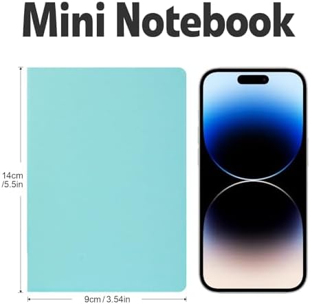 YesBes 100 Pack Small Mini Notebook Bulk, 3.5x5.5 Lined Pocket Notebook with Colored Cover, 10 Colors 24 Sheets (48 Pages) Small Journals for Traveler, Students, School Supplies - Image 2
