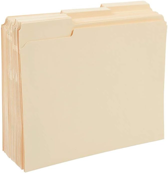 Staples Reinforced Classification Folder, 2″ Expansion, Letter Size, Manila Pressboard, Durable Construction, 50/Box - Image 2