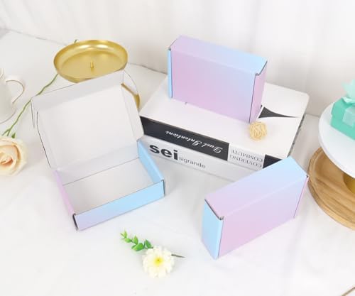 6"x4"x1.6" Shipping Boxes, 50 Pack Purple Cardboard Mailer Box, Small Gift Boxes for Packaging Small Business - Image 5