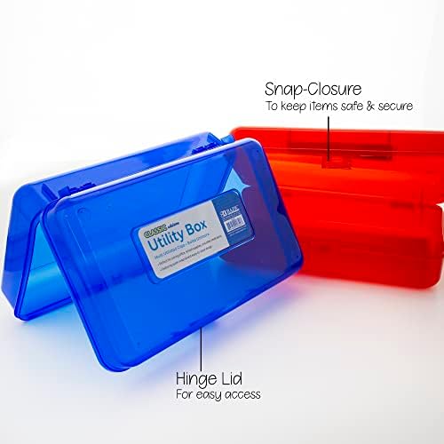 BAZIC PRODUCTS Classic Multipurpose Pencil Box, Stackable, 24-Case - Image 5